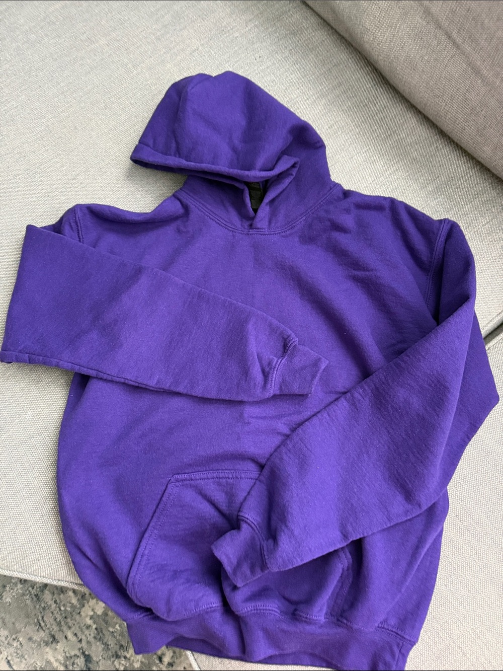 Gildan Purple Kids Hoodie Sweatshirt